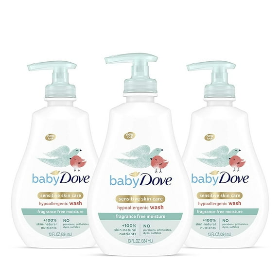 Dove Baby Tip To Toe Body Wash, Sensitive Moisture, 13 Oz, 2 Pack