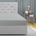 thumbnail image 3 of PiccoCasa Brushed Microfiber Fitted Sheet Queen Mattress Protector, 78"x60" Gray, 3 of 6