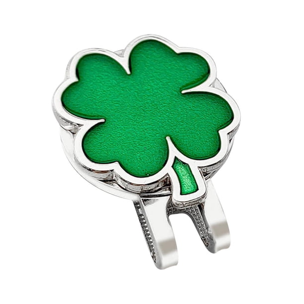 Marcador de pelotas de golf Clip para gorra Golf Putting Cap Clips Accesorios de golf (Plata)