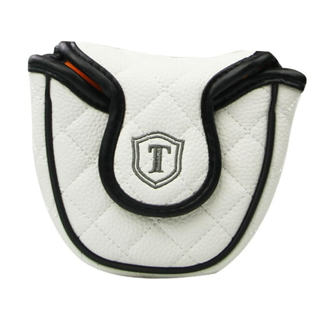 Manchon de Protection pour Tête de Putter de Maillet de Golf, Protecteur de Golf pour Golfeurs, Cadeau Extérieur, Blanc