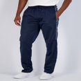 thumbnail image 4 of 3 Pack  Men‘s Active Athletic Casual Tricot Open Bottom Sweatpants with Pockets (Available In Big & Tall), 4 of 6