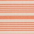 thumbnail image 2 of SAFAVIEH Martha Stewart Striped Indoor/Outdoor Area Rug, Rust/Cream, 6'7" x 8'7", 2 of 5