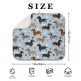 thumbnail image 4 of Cute Dachshund and Dog Footprint Dish Drying Mat for Kitchen 1 Pack, Ultra Absorbent Microfiber Dishes Drainer Mats,16"x18", 4 of 6
