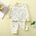 thumbnail image 2 of NIEWTR Baby and Toddler Matching Outfits Girls 2Pcs Long Sleeve Crewneck Pullover with Stretchy Waist Pants Casual Sleeping Set Breathable for 0-24 Months(A-Dark Purple,5-6 Years ), 2 of 4