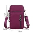 thumbnail image 2 of Jierger New Women's Crossbody Bag Korean Hanging Neck Mobile Phone Bag Wrist Wallet Mobile Phone Bag for Women Shoulder Purses and Handbags for Men Women Outdoor Travel Work, 2 of 3