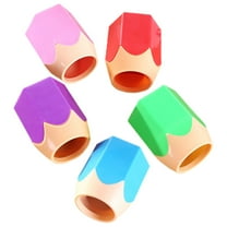 5 Pcs Student Stationery Desktop Storage Pen Holder Pencil Case Crayon Pots Stand Office Colorful