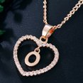 thumbnail image 1 of Collar con letras de tendencias de moda, collar con 26 letras de circonitas, joyería con colgante de amor, joyería, 1 of 5