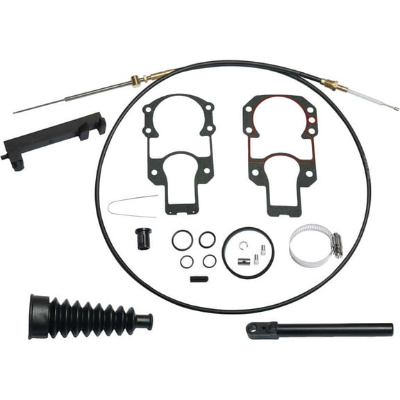LOWER SHIFT CABLE KIT. FITS:MCI R MR ALPHA ONE & GEN II (1978 & NEWER)