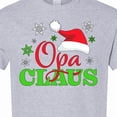 thumbnail image 4 of Inktastic Opa Claus with Christmas Santa Hat and Snowflakes T-Shirt, 4 of 5