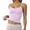 Pink, variant on PMVFHDE Women Fitted Sleeveless Tank Tops For Women For Spring Summer Layering Casual Wear Stretchy Comfortable Innerwear Pink,L