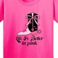thumbnail image 4 of Inktastic Cowgirl Life is Better in Pink Youth T-Shirt, 4 of 5