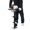 thumbnail image 6 of Olurrisa 2.7HP 63cc Gas-Powered Post Hole Digger Auger - EPA Certified 3/4” Shaft w/ L4/L6/L8/L12” Drill Bits & Extension Rods | Easy-Start System, for Fences, Landscaping (Black), 6 of 9