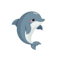 thumbnail image 6 of Cartoon Dolphin Stickers, Waterproof Dolphin Sticker for Water Bottle Laptop Phone Cases Planner Skateboard Luggage Helmet Party Favor Decor, Ideal for Adults Teens Teacher Rewards, 6 of 9