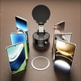 thumbnail image 3 of Magnetic Phone Holder-2026 Upgraded Vacuum Magnetic Car Phone Stand with Washable Nano Gel Pad Suction Cup 360° Adjustable Phone Mount for Car/Gym/Mirror (Black), 3 of 6