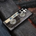thumbnail image 4 of WIRESTER Shockproof Soft Rubber Cover Case for Samsung Galaxy S25 Ultra 6.8" 2025, Retro Clear Cassette Tape Hip Hop, 4 of 5