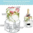 thumbnail image 7 of Ice Molds, Ice Bucket, Ice Mold Wine Bottle Chiller, DIY Champagne Cocktails Clear Bucket Freezer Chiller, Any Floral or Fruits Decoration for Party, Wedding and Celebration, Beautiful with Creative, 7 of 7