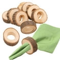 thumbnail image 3 of 20 Pcs Wooden Napkin Ring Christmas Napkin Ring Holders Round Holder Decorative Napkin Rings 1.18In, 3 of 8
