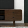 thumbnail image 6 of Stafford Mid-Century Modern Solid Wood Brown Tv Stand for 35/72 inch TV, 6 of 8