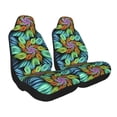 thumbnail image 2 of Yiaed Hippie Style Print Car Seat Covers,Universal Auto Seats Protector Fits for Car,SUV Sedan,Truck,Automotive Seat Covers & Accessories-1, 2 of 9