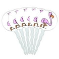 thumbnail image 1 of Pink Flamingo Cupcake Picks Toppers - Set of 6, 1 of 1