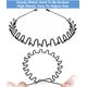 thumbnail image 2 of Banda para el cabello de metal para hombres Diadema Bandas para mujeres Unisex Negro Ondulado Primavera Deportes al aire libre Diademas Clips para hombres Accesorios Elástico simple, 2 of 5