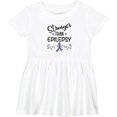 thumbnail image 3 of Inktastic Epilepsy Awareness Ribbon Support Walk Girls Baby Dress, 3 of 5