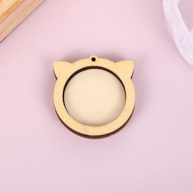 Mini bordado, bordado elástico, bastidor de bordado circular, colgante de madera, joyería, colgante de bordado hecho a mano, manualidades de bricolaje