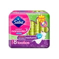 thumbnail image 1 of Pack de 10 Toalla Fem Saba Confort Nocturna C/Alas de 8 pzas Saba Nocturna, 1 of 3