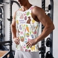 thumbnail image 5 of Fotbe Happy Easter1 Pattern Men's Quick Dry Workout Tank Top Gym Muscle Tee Fitness Bodybuilding Sleeveless T Shirt Breathable Workout Shirt-XX-Large, 5 of 9