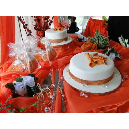  LAMINATED  POSTER Decoration Dessert Wedding  Cake  Reception 