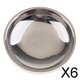 thumbnail image 1 of 6x Placa de Condimentos de Acero Inoxidable, Bandeja para Aperitivos Y Condimentos para Degustación de Tapas 6 piezas, 1 of 8
