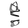 thumbnail image 2 of CandyMan Fashion Outfit style 99862 Color Black Size S/M, 2 of 5