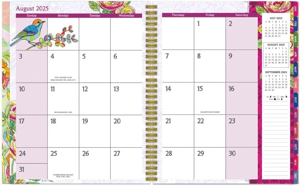 Lang Companies, Ladybird Deluxe 2026 Planner, 9.25'' X 11'', 17