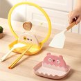 thumbnail image 3 of AAOMASSR Spoon Rest with Lid Holder, 2 PCS Spoon and Lid Rest, Cute Cartoon Bear Spoon Rest for Stove Top, Plastic Pot Lid Holder, 3 of 5
