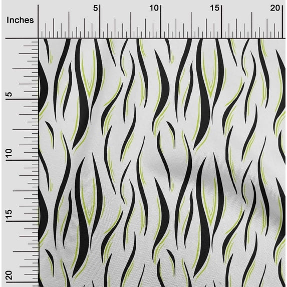 oneOone Polyester Lycra Lime Fabric Skins Animal Sewing Craft Projects Fabric Prints By Yard 56 Inch Wide