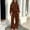Brown, variant on AVRNLIQ Girls Wide Leg Sweatpants and Hoodie 2-Piece Set, Khaki, Sizes 5-14,Size 13-14 T