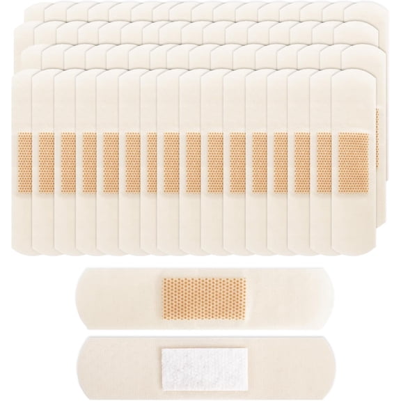 Plastic Flexible Adhesive Bandage Strips, ¾” x 3”, 1200 Sterile Bandages for First Aid Kit Wound Care & Protection, 12 Boxes