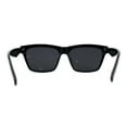 thumbnail image 4 of Womens Boyish Horn Rim Retro Fashion Sunglasses All Black, 4 of 4