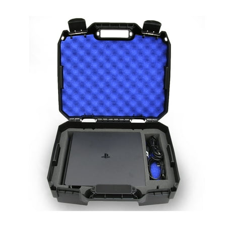 CASEMATIX Console Carrying Travel Case Custom Designed to fit PlayStation 4 Slim PS4 Slim 1TB