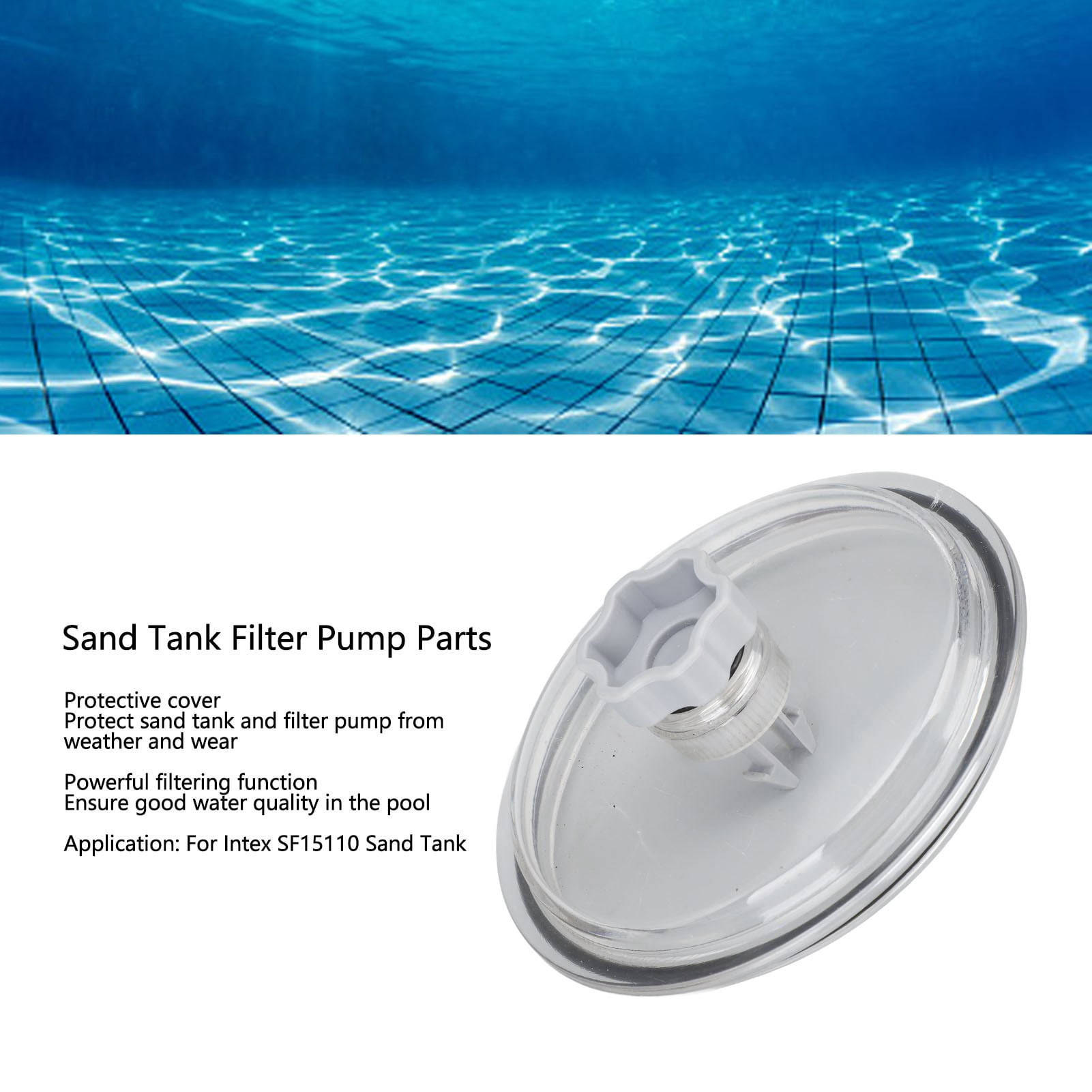 Pièces De Pompe à Filtre à Sable, Installation Facile Couvercle De Crépine De Pompe De Piscine Pour SF15110 Sable