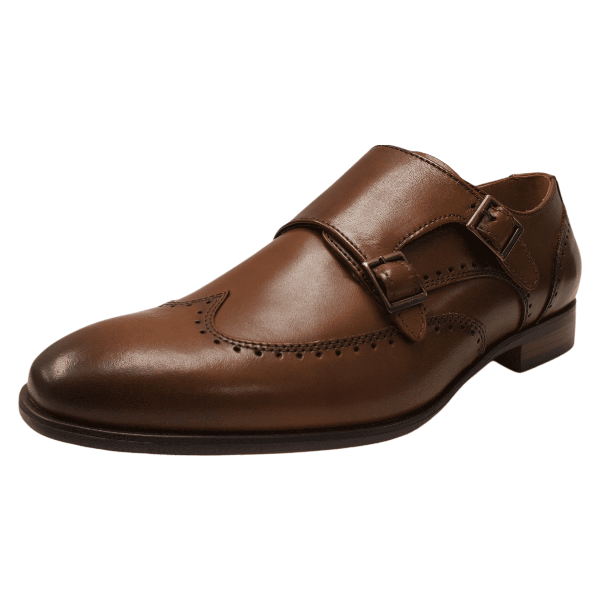 Genuine Leather Cognac Brown Slip On Men