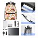 thumbnail image 4 of Fotbe Fall Farm Pumpkin Mochila Ligera Casual para Laptop para Hombres y Mujeres, Mochila Impermeable de Uso Diario, Mochila para Universidad, 4 of 6