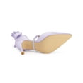 thumbnail image 5 of BLISSFUL STEP Women's Shoes Satin High Heel Pumps Bow Decor Pointed Toe Slip-On Shoes Purple 11, 5 of 7