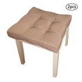 thumbnail image 1 of Cojines de asiento para silla con mechones de Color sólido, 2 uds., silla cuadrada para muebles de Patio interior Camello Cola Cojines de asiento, 1 of 8