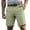 V329 Green, variant on Mens Shorts With Pocket Straight Leg Solid Color Summer Outdoor Fashionable Shorts Yellow Size 29