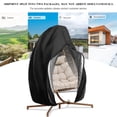 thumbnail image 4 of RADIATA Adult Steel Egg Hanging Chair with Stand, Beige, 4 of 11