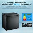 thumbnail image 6 of WAA 1.8 cu.ft. Chest Freezer Free Standing Top open Door Deep Compact Freezer Suitable for Home/RV/Kitchen/Office Black, 6 of 9