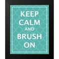thumbnail image 2 of Harbick, N 20x24 Black Modern Framed Museum Art Print Titled - Keep Calm and Brush, 2 of 5