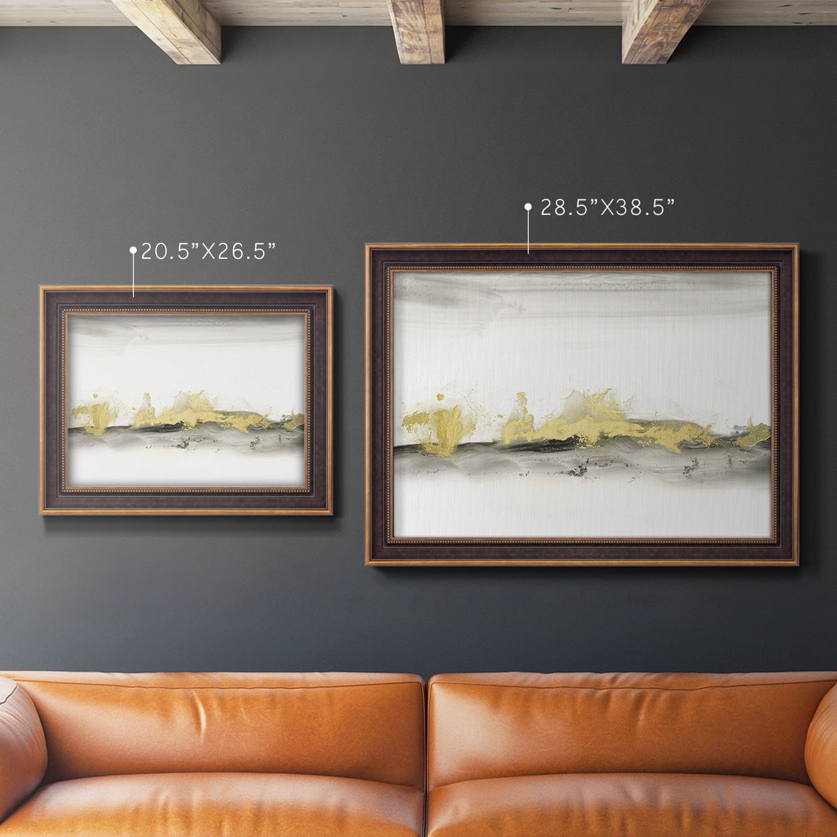 Gold on the Horizon I Premium Framed Canvas- Ready to Hang