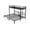 Black, variant on DreamBuck Metal Triple Bunk Bed with Storage Shelves Staircase, Twin over Twin over Twin Bunk Bed, Heavy Duty Bunk Bed for Teens, Adults, Space Saving Bunk Bed for Bedroom, Dorm, No Box Spring Needed